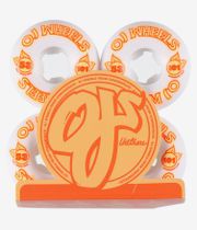 OJ From Concentrate II Hardline Wheels (white orange) 53mm 101A 4 Pack