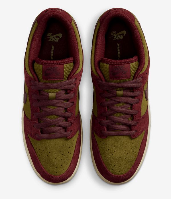 Nike SB Dunk Low Pro Shoes (dark team red burgundy crush oli)
