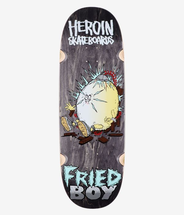 Heroin Skateboards Fried Boy 10.4" Skateboard Deck (multi)