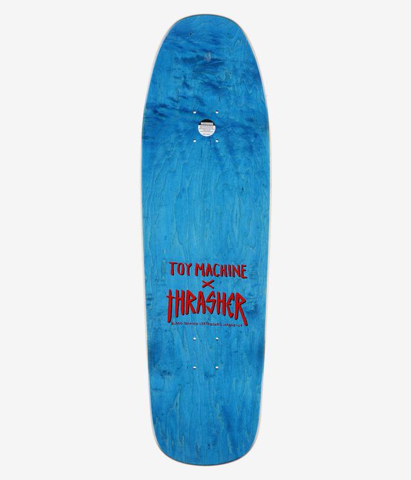 Toy Machine x Thrasher Monster-Gram Shaped 9.5" Skateboard Deck (multi)