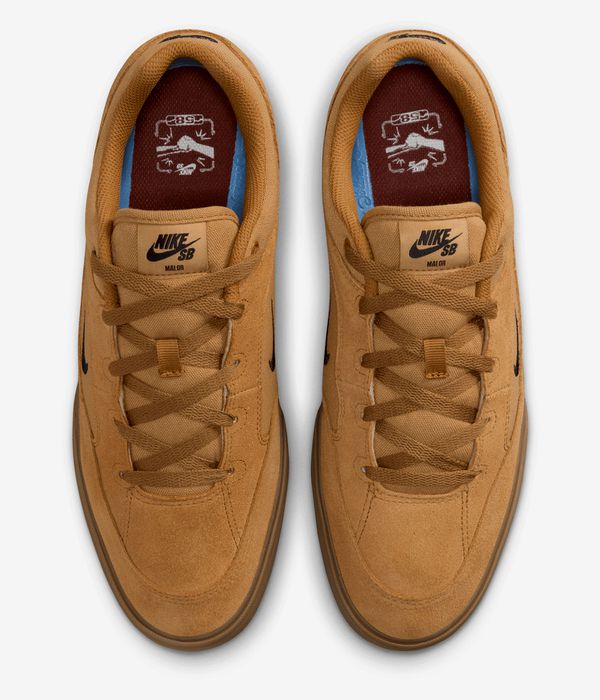 Nike SB Malor TE Shoes (wheat black wheta gum light brow)