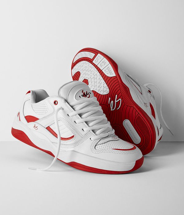 éS TJ Rogers Shoes (white red)