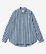 Carhartt WIP Ligety Poplin Shirt (stripe vancouver blue wax)