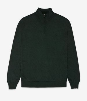 Element Icon Embroidery 1/4-Zip Sweater (forest night)