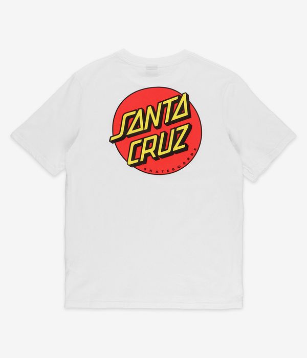 Santa Cruz Classic Dot Chest Camiseta women (white)