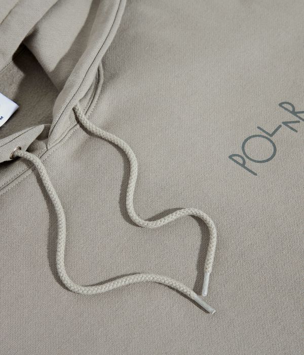 Polar Dave Stroke Logo Hoodie (vetiver)