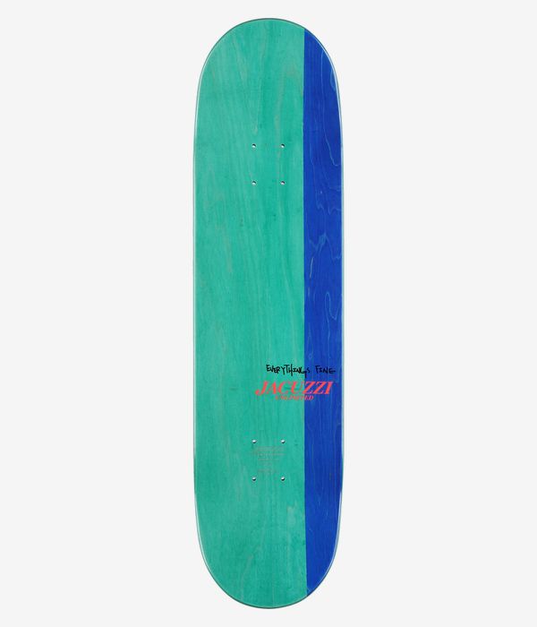 Jacuzzi Chair On Fire Twin Tail 8.5" Skateboard Deck (grey)