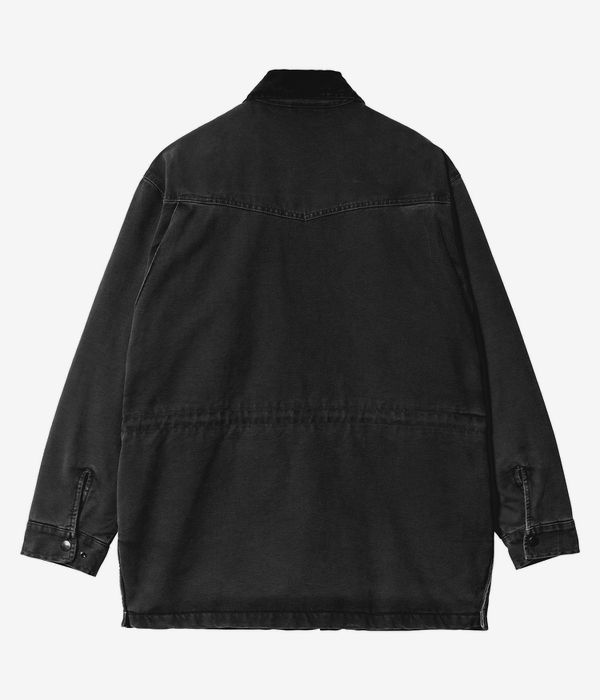 Carhartt WIP OG Santa Fe Coat Organic Dearborn Jacket (black black stone canvas)
