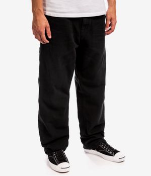 Carhartt WIP Single Knee Pant Organic Dearborn Pantalons (black aged canvas)