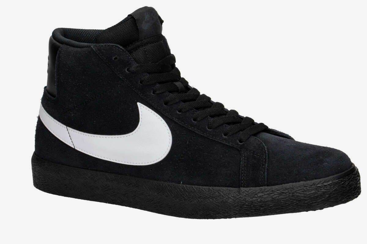 Nike SB Zoom Blazer Mid Shoes (black white black)