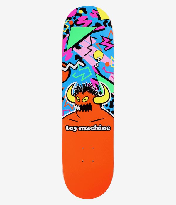 Toy Machine 80's Monster Razzmataz 8.38" Skateboard Deck (multi)