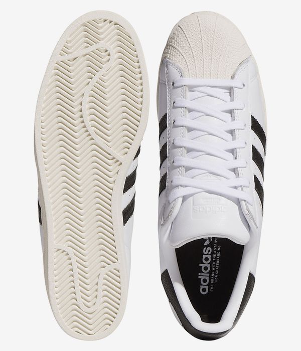 adidas Skateboarding Superstar ADV Shoes (white core black gold)