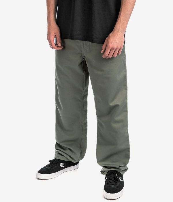 Carhartt WIP Simple Pant Denison Pantalones (smoke green rinsed)