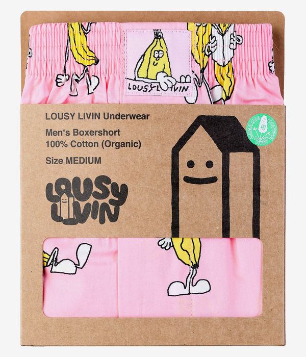 Lousy Livin Pink Banana Boxershorts (bloosom)