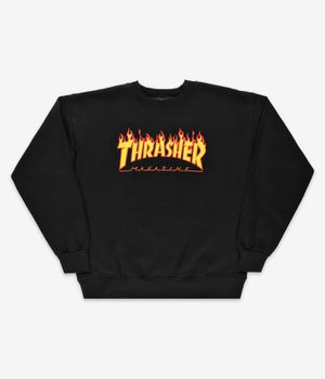 Thrasher Flame Sweatshirt (black)