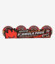 Spitfire Formula Four Conical Full Roues (white red) 53 mm 101A 4 Pack
