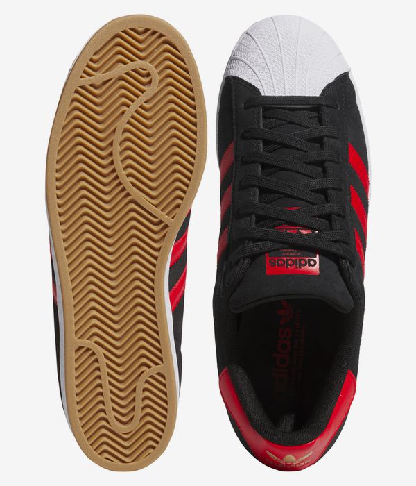 adidas Skateboarding Superstar ADV Scarpa (core black better scarlet white)