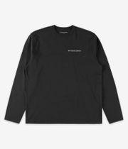 Pop Trading Company Logo Longues Manches (black white)