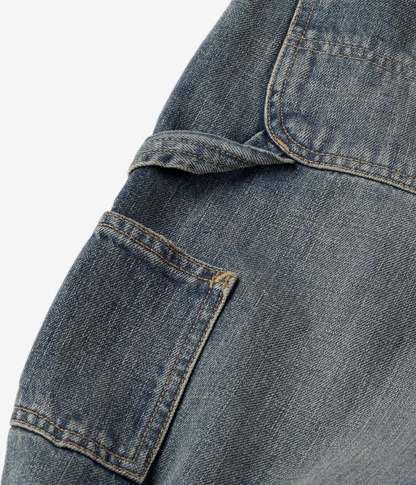 Carhartt WIP W' Brandon Snigle Knee Pant Camano Jeans women (blue worn used wash)