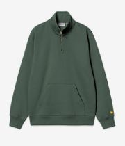 Carhartt WIP Chase Neck Zip Jersey (sycamore tree gold)