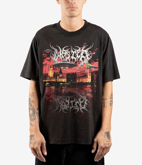 Wasted Paris Skylab T-Shirt (faded black)
