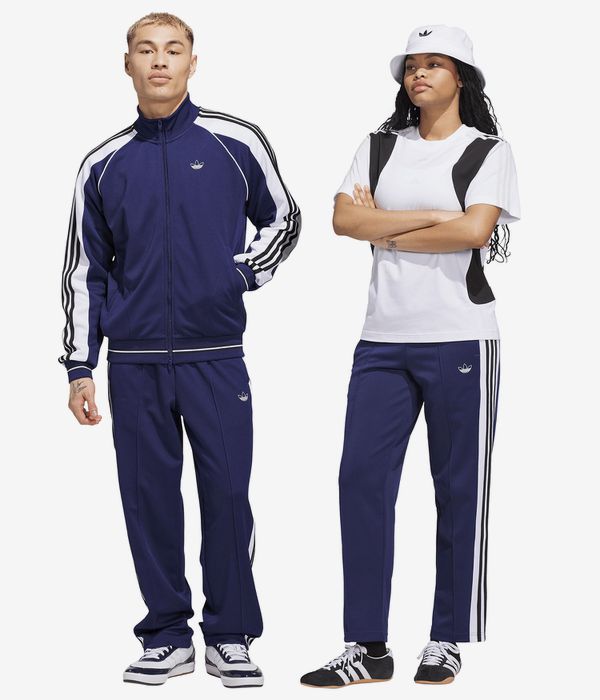 adidas Tyshawn Track Broeken (dark blue white black)
