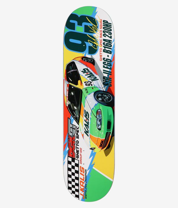 DGK Kalis Ghetto GT 8.25" Skateboard Deck (multi)