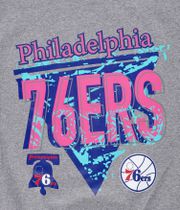 Mitchell & Ness NBA Philadelphia 76ers 90s Reflective Sweatshirt (grey heather)
