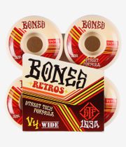 Bones STF Retros V4 Roues (white red) 54mm 103A 4 Pack