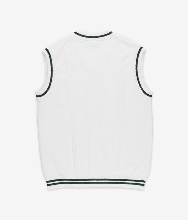 Hélas Court Knit Vest (off white)
