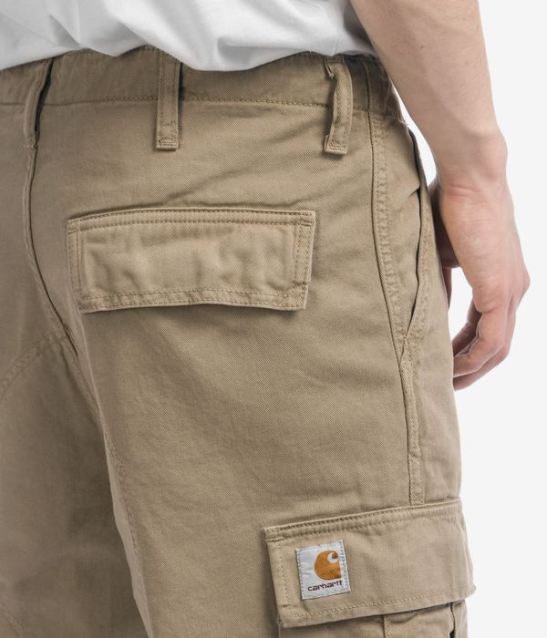 Carhartt WIP Regular Cargo Organic Moraga Shorts (ammonite garment dyed)