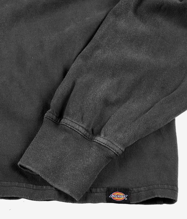 Dickies Plentywood Maglia a maniche lunghe (dye acid wash black)