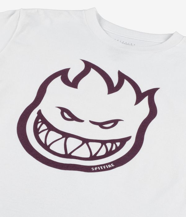 Spitfire Bighead T-Shirt (white dark red)