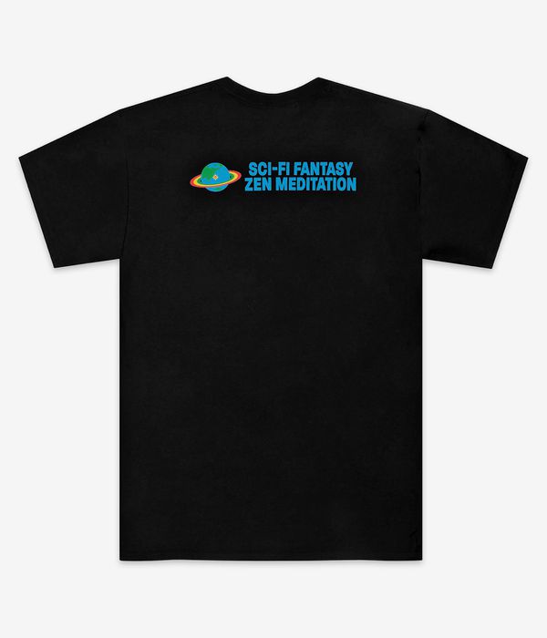 Sci-Fi Fantasy Zen Meditation T-Shirt (black)