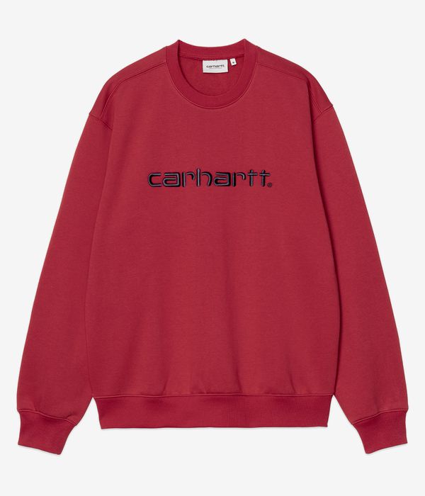 Carhartt WIP Basic Sweatshirt (cherry space)