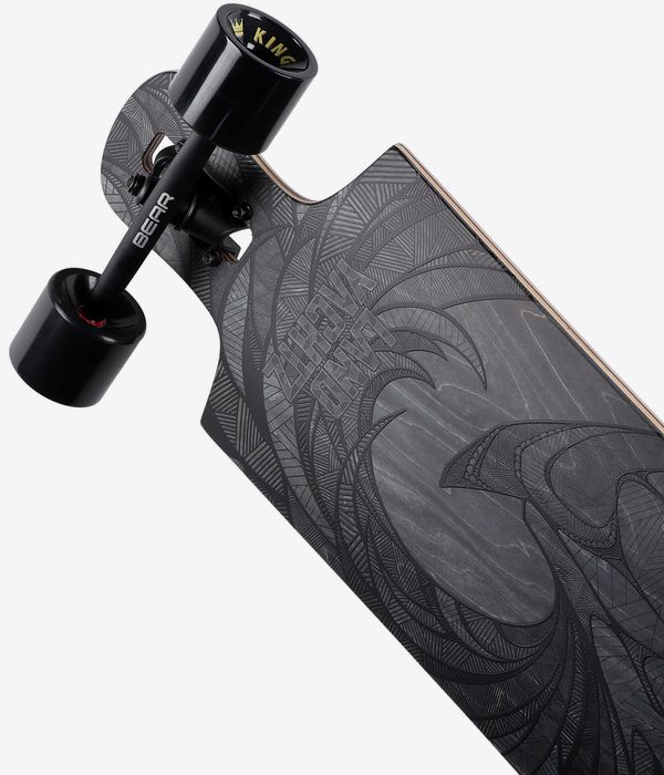 Landyachtz Drop Hammer 36.5" (92,7cm) Komplett-Longboard (black eagle)