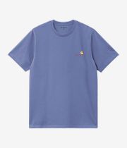 Carhartt WIP American Script Organic T-Shirt (blue iris)
