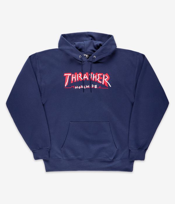 Thrasher Trademark Hoodie (navy)