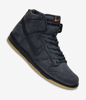 Nike SB Dunk High Pro Iso Shoes (dk smoke grey black)
