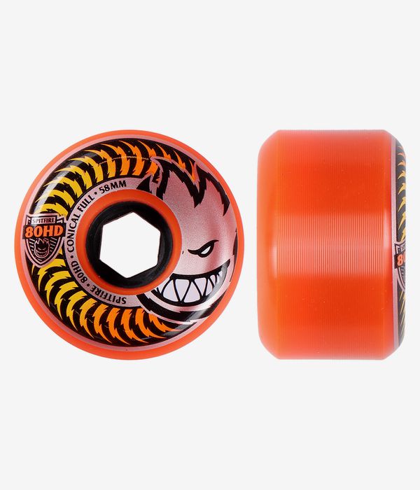 Spitfire Fade Conical Full Roues (orange) 58 mm 80A 4 Pack