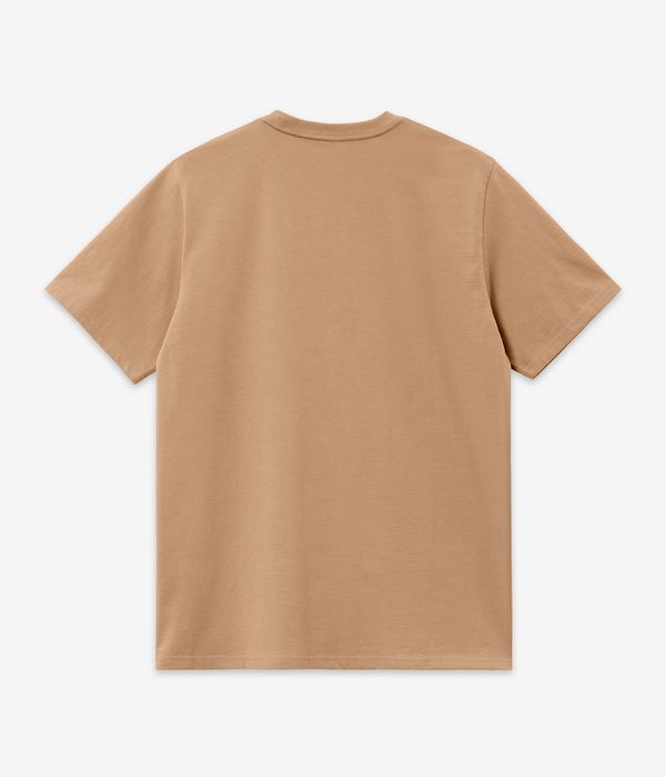 Carhartt WIP American Script Organic T-Shirt (peanut)