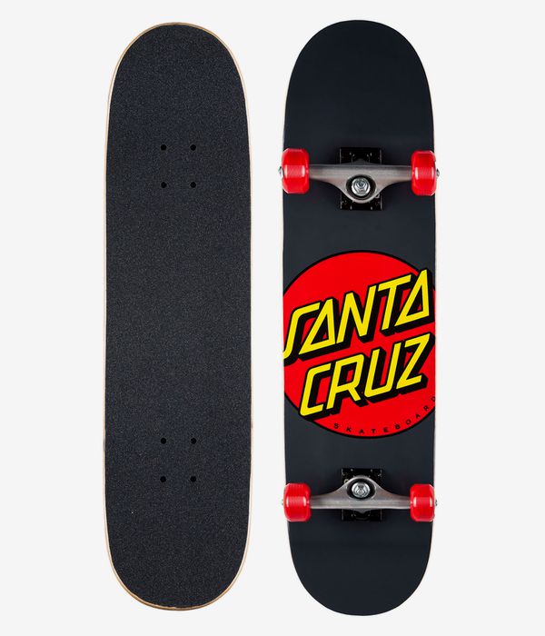 Santa Cruz Classic Dot 8" Complete-Board (black red)