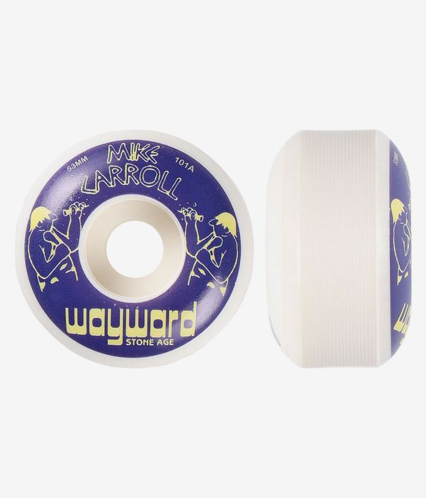 Wayward Carroll Pro Classic Wielen (white blue) 53mm 101A 4 Pack