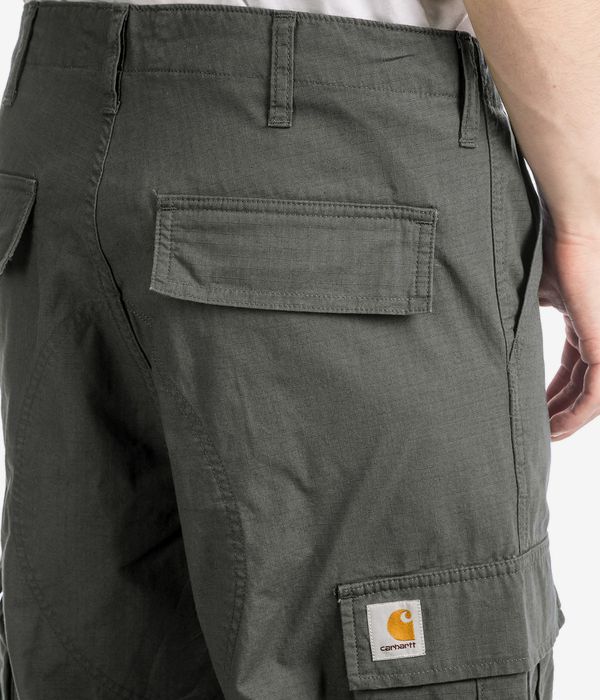 Carhartt WIP Jet Cargo Pant Lane Poplin Pantalones (smoke green rinsed)