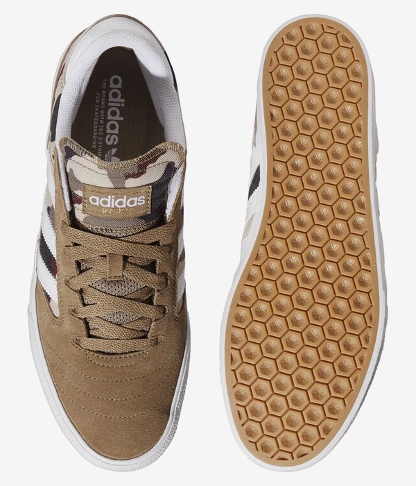 adidas Skateboarding Busenitz Vulc II Buty (khaki six white aurora ink)