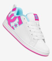 DC Court Graffik Shoes women (white pink turquoise)