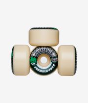 Spitfire Formula Four Conical Wheels (white green) 54 mm 101A 4 Pack