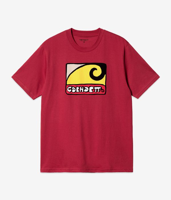 Carhartt WIP Fibo Organic Camiseta (cherry)
