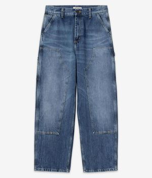 Carhartt WIP W' Brandon Double Knee Pant Smith Jeans women (blue marble used wash)