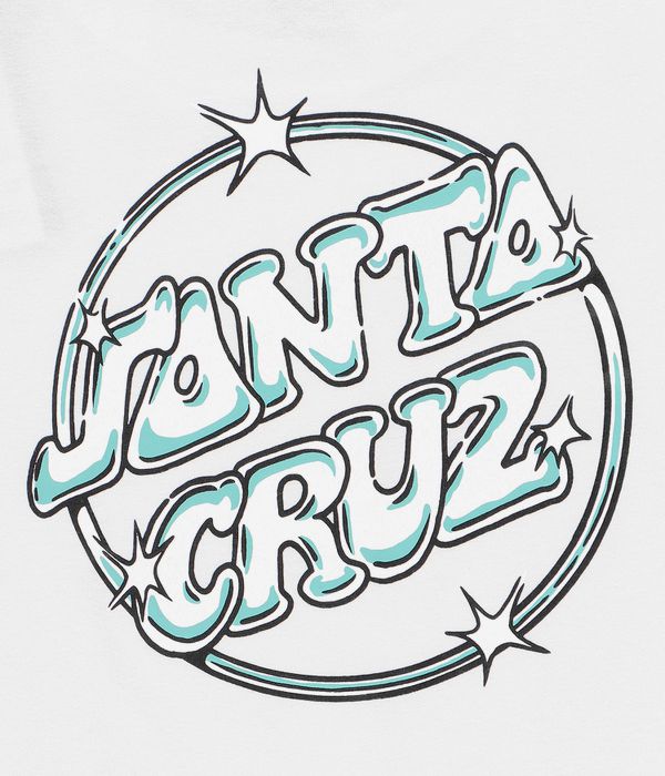 Santa Cruz Glint Dot T-Shirt kids (white)